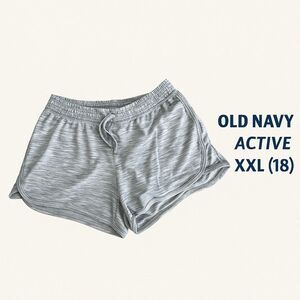 🌴 Old Navy Active Breathe On Gray Running Shorts | Girls XXL (18)